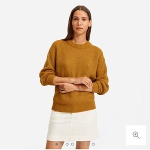 Everlane oversized alpaca crew